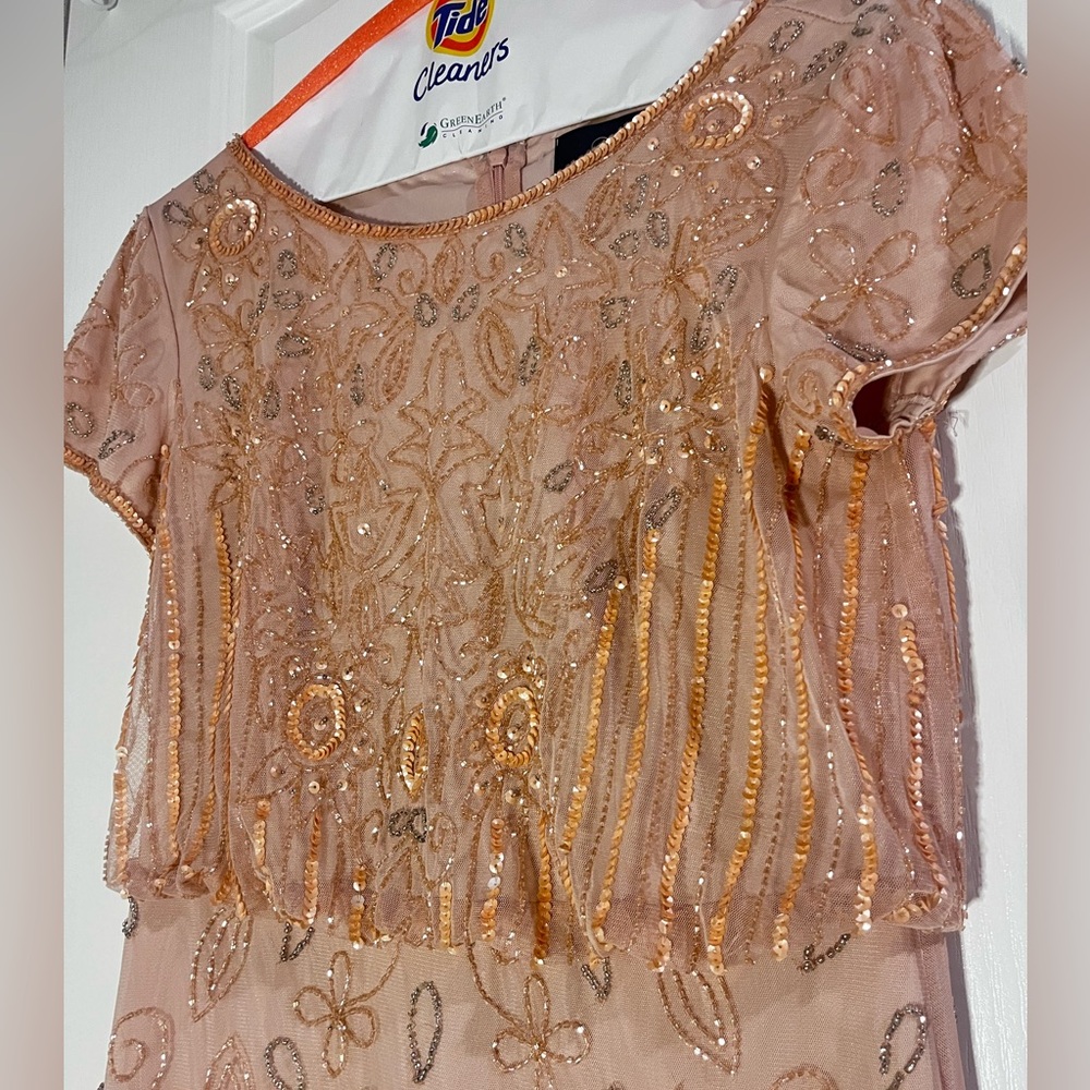 Adrianna Papell beaded gown